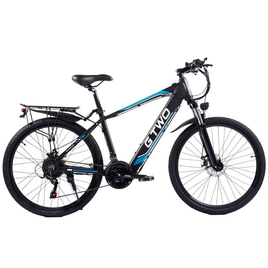 GTWO-Vélo de montagne électrique F1, 27.5 pouces, moteur arrière 1000W, 48V, 15Ah, vitesse maximale 40km, frein hydraulique