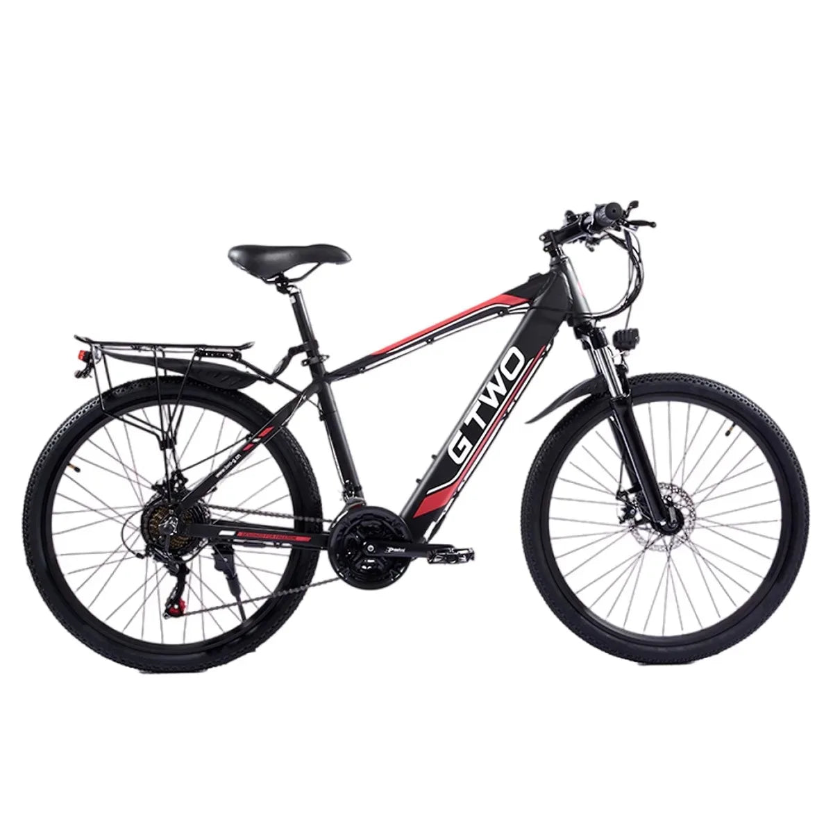 GTWO-Vélo de montagne électrique F1, 27.5 pouces, moteur arrière 1000W, 48V, 15Ah, vitesse maximale 40km, frein hydraulique