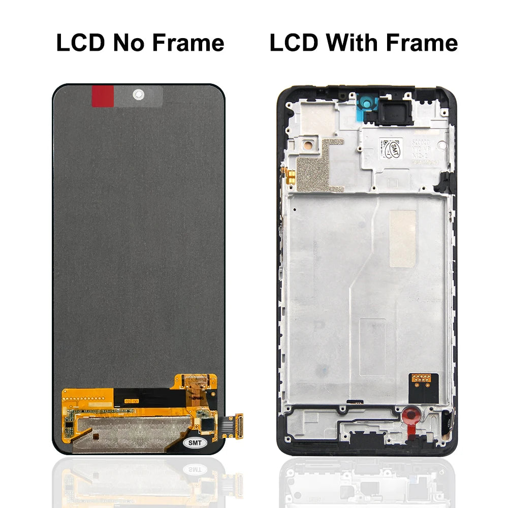 6.67" AMOLED For Xiaomi Redmi Note 10 Pro LCD Display, with Frame Touch Panel For Redmi Note10Pro 4G M2101K6G Screen Replacement