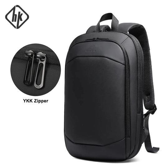 HcanKcan Men's Waterproof Backpack Business Laptop packs Travel Male Expandable Bags USB Charging Multifunction Women's Backpack