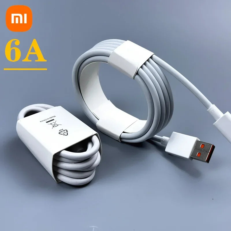 Xiaomi Charger 120W Original EU US Fast charge 6A usb C Cable  for Mi 12 12S 11t 13 Pro Poco F4 GT Redmi Note 13 Type C Cable