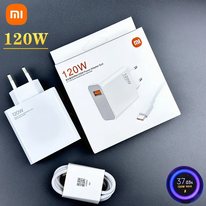 Xiaomi Charger 120W Original EU US Fast charge 6A usb C Cable  for Mi 12 12S 11t 13 Pro Poco F4 GT Redmi Note 13 Type C Cable